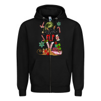 Black sister elf Zipper Hoodie - MaliasSmallBusiness