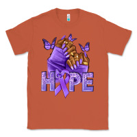 Copper hope lavender ribbon all cancers Classic Tee - NancyCooperArtShop