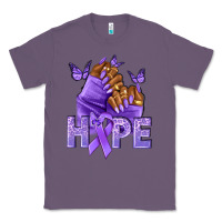 Lavender hope lavender ribbon all cancers Classic Tee - NancyCooperArtShop
