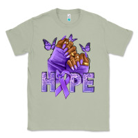 Matcha hope lavender ribbon all cancers Classic Tee - NancyCooperArtShop