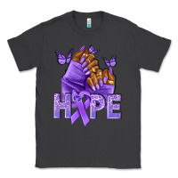 Smoke hope lavender ribbon all cancers Classic Tee - NancyCooperArtShop