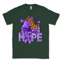 Sports Green hope lavender ribbon all cancers Classic Tee - NancyCooperArtShop