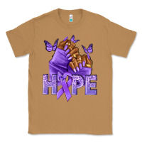 Toasted Coconut hope lavender ribbon all cancers Classic Tee - NancyCooperArtShop