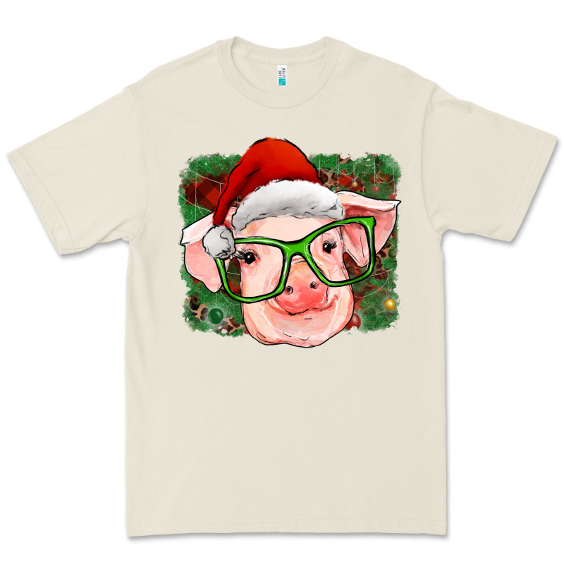 Christmas Pig Premium Tee by RanaPortraitStore | Teevron
