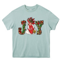 Christmas Joy With Rooster Heavy Core Tee | Teevron
