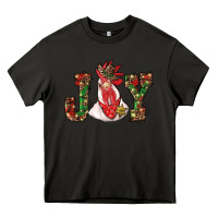 Asphalt christmas joy with rooster Heavy Core Tee - RanaPortraitStore