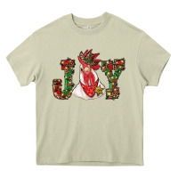 Mossy christmas joy with rooster Heavy Core Tee - RanaPortraitStore