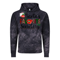 Cloud Black santa's favorite secretary Vintage Hoodie - AdoDesignShop