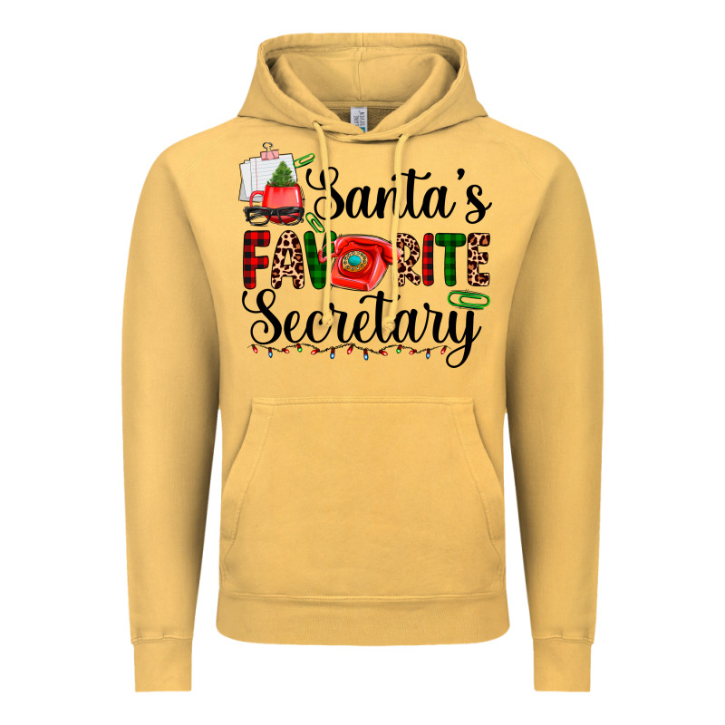 Santa's Favorite Secretary Vintage Hoodie by AdoDesignShop | Teevron