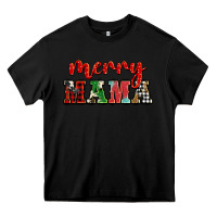 Black Christmas merry mama Heavy Core Tee - BarkalooDesign