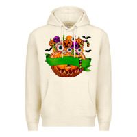 Sandshell Personalized Boy Halloween Candy Premium Hoodie - texasbilliewilder