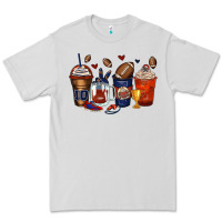 Dove Grey american football coffee cups Premium Tee - Zillion Design Studio