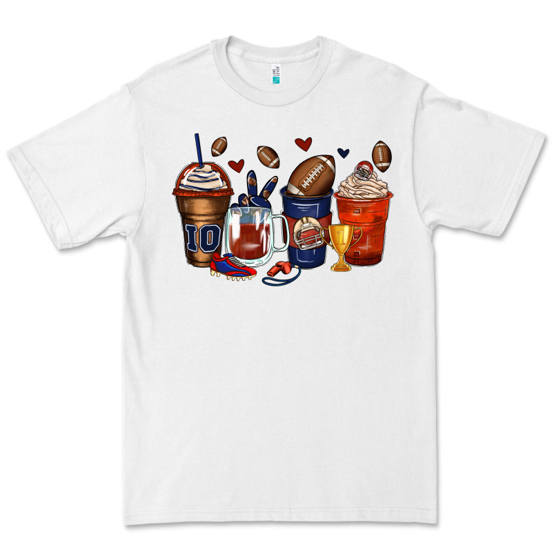 American Football Coffee Cups Premium Tee by Zillion Design Studio | Teevron
