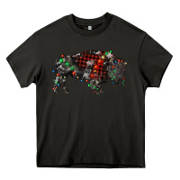 Asphalt christmas bison Heavy Core Tee - RanaPortraitStore