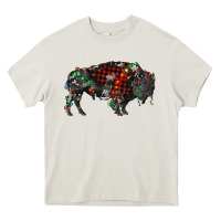 Christmas Bison Heavy Core Tee | Teevron