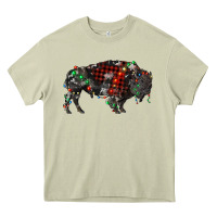 Mossy christmas bison Heavy Core Tee - RanaPortraitStore