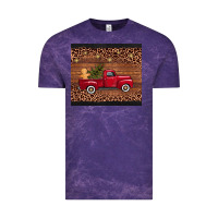 Cloud Purple christmas truck Vintage Tee - AdoDesignShop