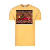 Vintage Mustard christmas truck Vintage Tee - AdoDesignShop