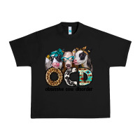Black ocd obsessive cow disorder Urban Heavy Tee - Jasminsmagicworld