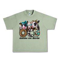 Oil Green ocd obsessive cow disorder Urban Heavy Tee - Jasminsmagicworld