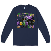 Navy let the good times roll Long Sleeve Tee - MaliasSmallBusiness