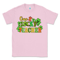 Bubblegum Pink one lucky teacher Classic Tee - AdoDesignShop