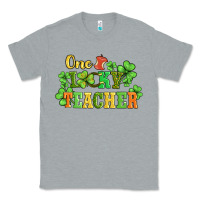 Heather Grey one lucky teacher Classic Tee - AdoDesignShop
