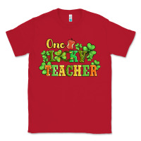 Red one lucky teacher Classic Tee - AdoDesignShop