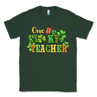 Sports Green one lucky teacher Classic Tee - AdoDesignShop