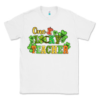 White one lucky teacher Classic Tee - AdoDesignShop