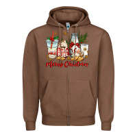 Chestnut santa fuel merry christmas Zipper Hoodie - MaliasSmallBusiness