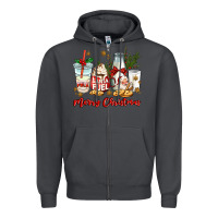Smoke santa fuel merry christmas Zipper Hoodie - MaliasSmallBusiness