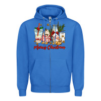 True Royal santa fuel merry christmas Zipper Hoodie - MaliasSmallBusiness