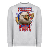Heather Grey freedom born free tour 1776 Heavyweight Sweatshirt - NancyCooperArtShop