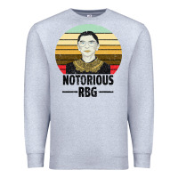 Heather Grey Notorious RBG Premium Sweatshirt - Bettercallsaul