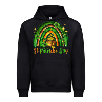 Black St. Patrick's Day rainbow Urban Hoodie - HowdyJamesFarm