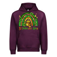 Mauve Wine St. Patrick's Day rainbow Urban Hoodie - HowdyJamesFarm
