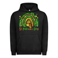 Pigment Black St. Patrick's Day rainbow Urban Hoodie - HowdyJamesFarm