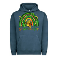 Pigment Midnight Navy St. Patrick's Day rainbow Urban Hoodie - HowdyJamesFarm