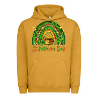 Pigment Peanut Butter St. Patrick's Day rainbow Urban Hoodie - HowdyJamesFarm