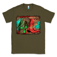 Army Green country boots Christmas Classic Tee - Jasminsmagicworld