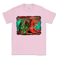 Bubblegum Pink country boots Christmas Classic Tee - Jasminsmagicworld