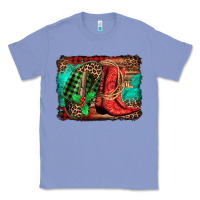 Colony Blue country boots Christmas Classic Tee - Jasminsmagicworld