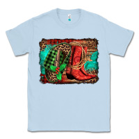Dusty Blue country boots Christmas Classic Tee - Jasminsmagicworld