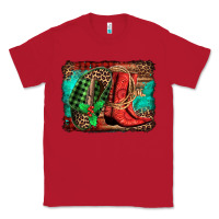 Red country boots Christmas Classic Tee - Jasminsmagicworld