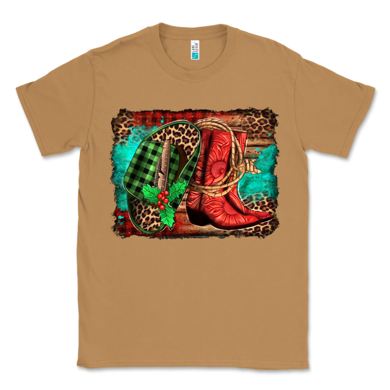 Country Boots Christmas Classic Tee by Jasminsmagicworld | Teevron
