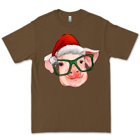 Cacao christmas pig with santa claus hat Premium Tee - RanaPortraitStore