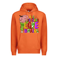 Carrot All Teacher Love Brains Premium Hoodie - texasbilliewilder