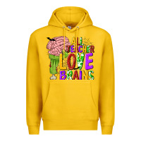 Lemon All Teacher Love Brains Premium Hoodie - texasbilliewilder