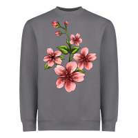 Storm pink flowers hibiscus Heavyweight Sweatshirt - Jasminsmagicworld